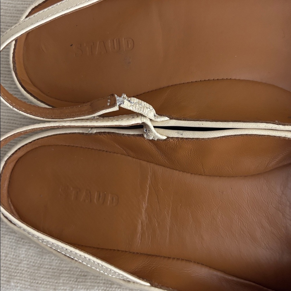 STAUD Leather Slingback Flats - Picture 6 of 11